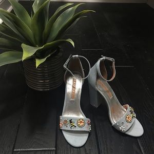 New Jean Beaded Pumps by Rampage. SO CUTE!! 🎀